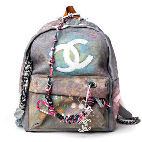 chanel graffiti backpack replica ebay|vintage chanel backpacks.